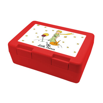 The Little prince classic, Children's cookie container RED 185x128x65mm (BPA free plastic)