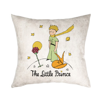 The Little prince classic, Μαξιλάρι καναπέ Δερματίνη Γκρι 40x40cm με γέμισμα