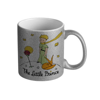 The Little prince classic, Κούπα Ασημένια Glitter που γυαλίζει, κεραμική, 330ml