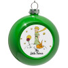 Green Christmas tree ornament bauble 8cm