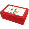 Children's cookie container RED 185x128x65mm (BPA free plastic)