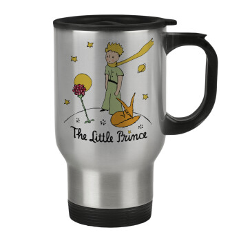The Little prince classic, Stainless steel travel mug with lid, double wall 450ml