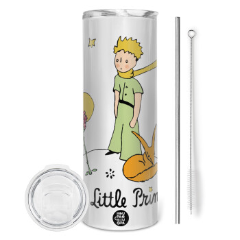 The Little prince classic, Eco friendly stainless steel tumbler 600ml, with metal straw & cleaning brush