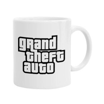 GTA (grand theft auto), Ceramic coffee mug, 330ml (1pcs)