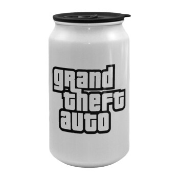 GTA (grand theft auto), Κούπα ταξιδιού μεταλλική με καπάκι (tin-can) 500ml