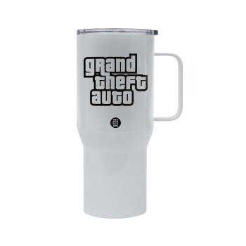 GTA (grand theft auto), Mega Stainless steel Tumbler with lid, double wall 750L