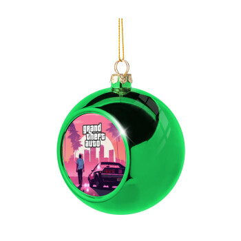 GTA (grand theft auto), Green Christmas tree ornament ball 8cm