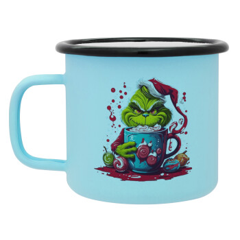 Giggling Grinchy Galore, Κούπα Μεταλλική εμαγιέ ΜΑΤ σιέλ 360ml