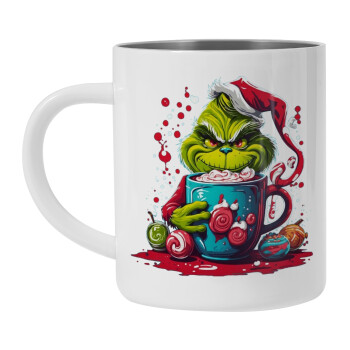 Giggling Grinchy Galore, Mug Stainless steel double wall 450ml