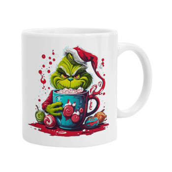 Giggling Grinchy Galore, Ceramic coffee mug, 330ml (1pcs)