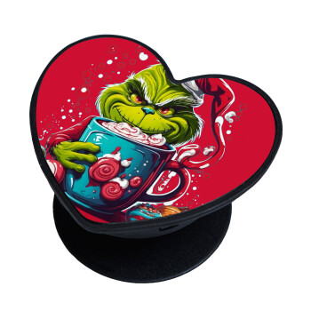 Giggling Grinchy Galore, Phone Holders Stand  καρδιά Μαύρο Βάση Στήριξης Κινητού στο Χέρι