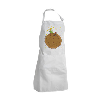 The Little prince planet, Adult Chef Apron (with sliders and 2 pockets)