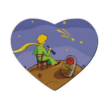 The Little prince planet, Mousepad heart 23x20cm