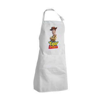 Woody cowboy, Adult Chef Apron (with sliders and 2 pockets)