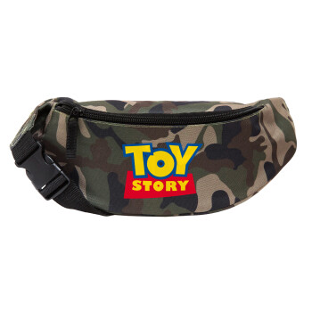 Woody cowboy, Unisex waist bag (banana) in Jungle camouflage color with 2 pockets