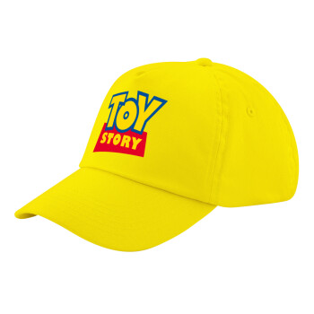 Woody cowboy, Child's Baseball Cap, 100% Cotton Twill, Yellow (COTTON, CHILD, UNISEX, ONE SIZE)