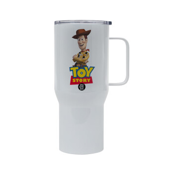 Woody cowboy, Mega Stainless steel Tumbler with lid, double wall 750L