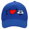 Ultimate Adult Hat BLUE, (100% COTTON DRILL, ADULT, UNISEX, ONE SIZE)