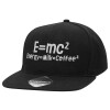 Καπέλο Ενηλίκων Flat Snapback Μαύρο, (POLYESTER, ΕΝΗΛΙΚΩΝ, UNISEX, ONE SIZE)