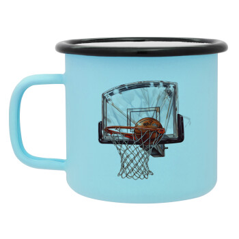 Basketball, Κούπα Μεταλλική εμαγιέ ΜΑΤ σιέλ 360ml