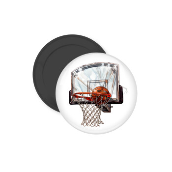 Basketball, Μαγνητάκι ψυγείου στρογγυλό διάστασης 5cm