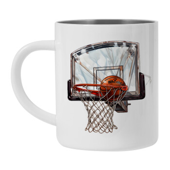 Basketball, Mug Stainless steel double wall 450ml