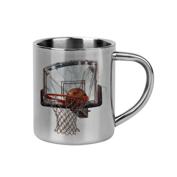 Basketball, Mug Stainless steel double wall 300ml