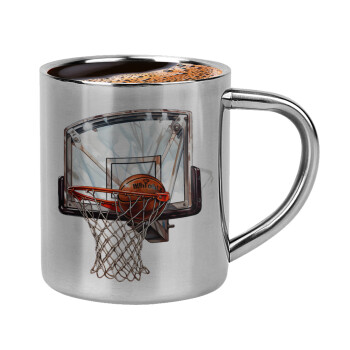 Basketball, Double-wall metal cup for espresso (220ml)