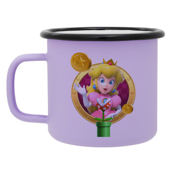 Princess Peach Toadstool, Κούπα Μεταλλική εμαγιέ ΜΑΤ Light Pastel Purple 360ml