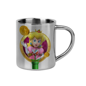 Princess Peach Toadstool, Mug Stainless steel double wall 300ml