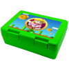 Children's cookie container GREEN 185x128x65mm (BPA free plastic)