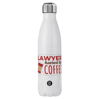 Lawyer fueled by coffee, Stainless steel, double-walled, 750ml