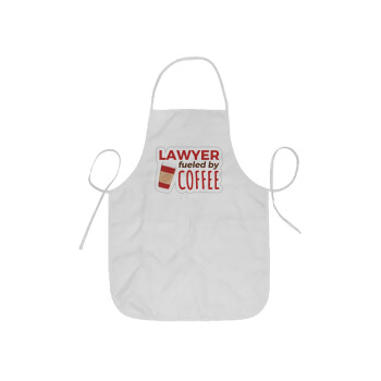 Lawyer fueled by coffee, Ποδιά Σεφ ολόσωμη κοντή  Παιδική (44x62cm)
