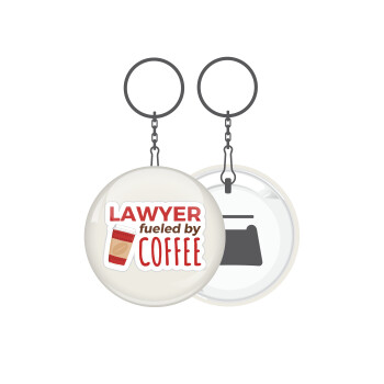 Lawyer fueled by coffee, Μπρελόκ μεταλλικό 5cm με ανοιχτήρι