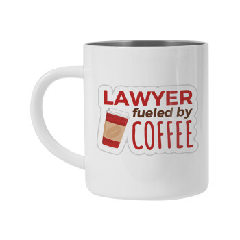 Lawyer fueled by coffee, Κούπα Ανοξείδωτη διπλού τοιχώματος 450ml