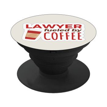 Lawyer fueled by coffee, Phone Holders Stand  Black Hand-held Mobile Phone Holder
