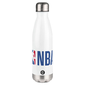 NBA Classic, Metal mug thermos White (Stainless steel), double wall, 500ml