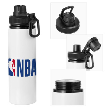 NBA Classic, Metal water bottle with safety cap, aluminum 850ml