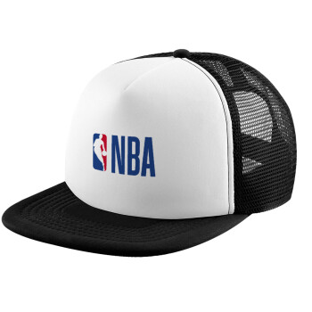 NBA Classic, Καπέλο Ενηλίκων Soft Trucker με Δίχτυ Black/White (POLYESTER, ΕΝΗΛΙΚΩΝ, UNISEX, ONE SIZE)