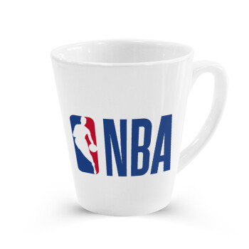 NBA Classic, Κούπα κωνική Latte Λευκή, κεραμική, 300ml
