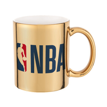 NBA Classic, Mug ceramic, gold mirror, 330ml