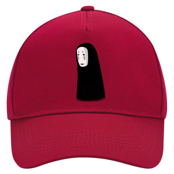 Spirited Away No Face, Adult Ultimate Hat RED, (100% COTTON DRILL, ADULT, UNISEX, ONE SIZE)