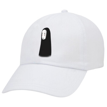 Spirited Away No Face, Adult Baseball Cap White 5-panel (POLYESTER, ADULT, UNISEX, ONE SIZE)