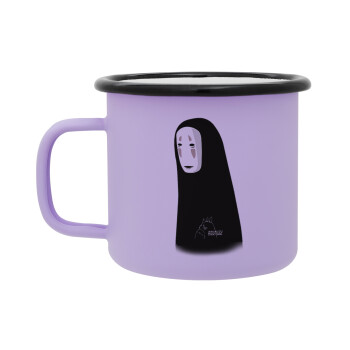 Spirited Away No Face, Κούπα Μεταλλική εμαγιέ ΜΑΤ Light Pastel Purple 360ml