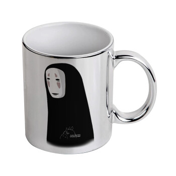 Spirited Away No Face, Mug ceramic, silver mirror, 330ml