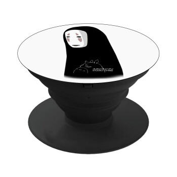 Spirited Away No Face, Phone Holders Stand  Black Hand-held Mobile Phone Holder