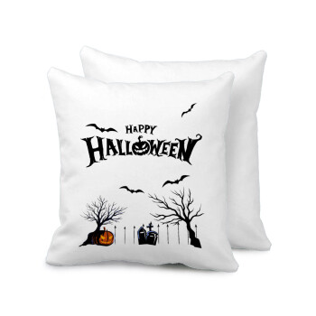 Happy Halloween cemetery, Sofa cushion 40x40cm includes filling