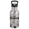 Metallic Silver with straw (500ml)