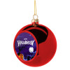 Christmas tree ball Red 8cm