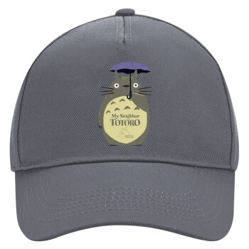 Totoro from My Neighbor Totoro, Ultimate Adult Hat Grey, (100% COTTON DRILL, ADULT, UNISEX, ONE SIZE)